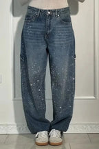 Victoria | High-Waist Glitter Jeans