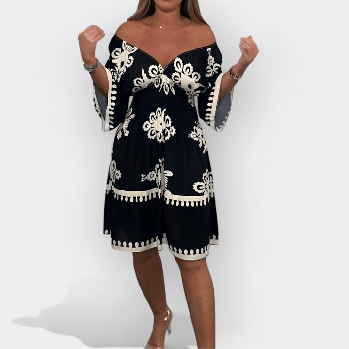 Καλοκαιρινό Boho Φόρεμα με Σχέδιο
