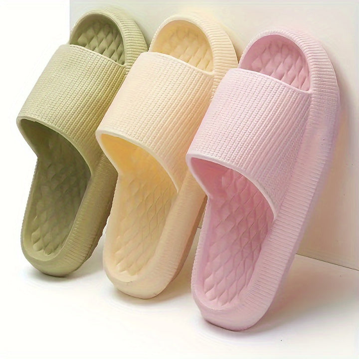 Καλοκαιρινά Slip-On Σανδάλια με Παχύ Πάτο
