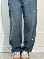 Victoria | High-Waist Glitter Jeans