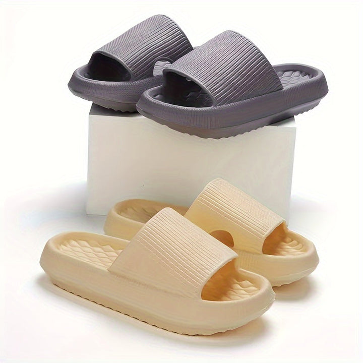 Καλοκαιρινά Slip-On Σανδάλια με Παχύ Πάτο