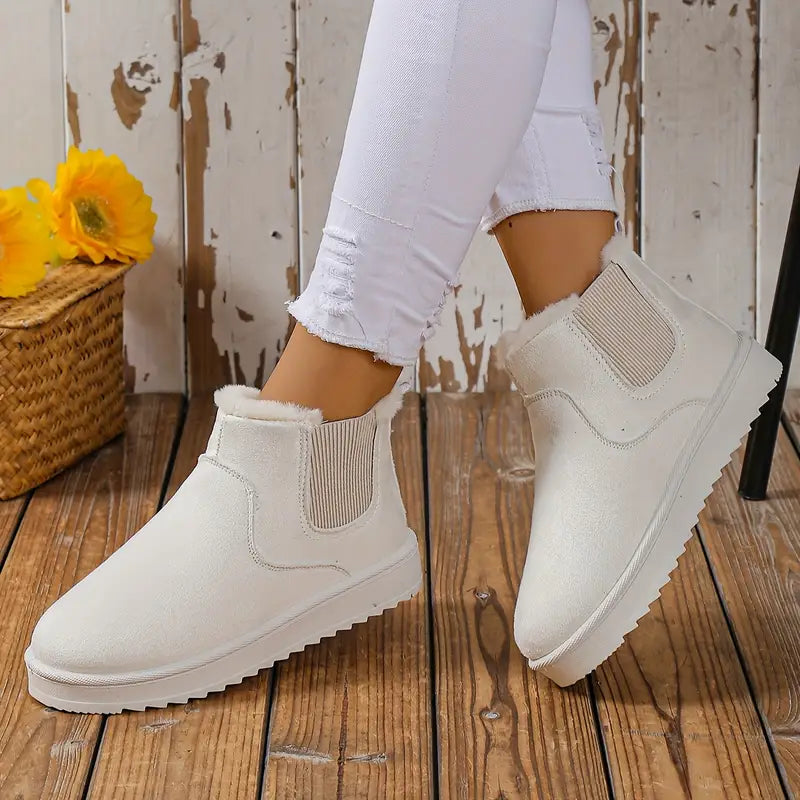 Women's casual slip-on boots