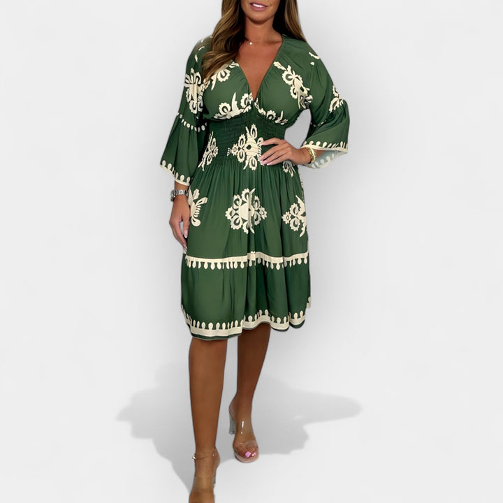 Καλοκαιρινό Boho Φόρεμα με Σχέδιο