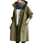 Women's Long Waterproof Winter Raincoat