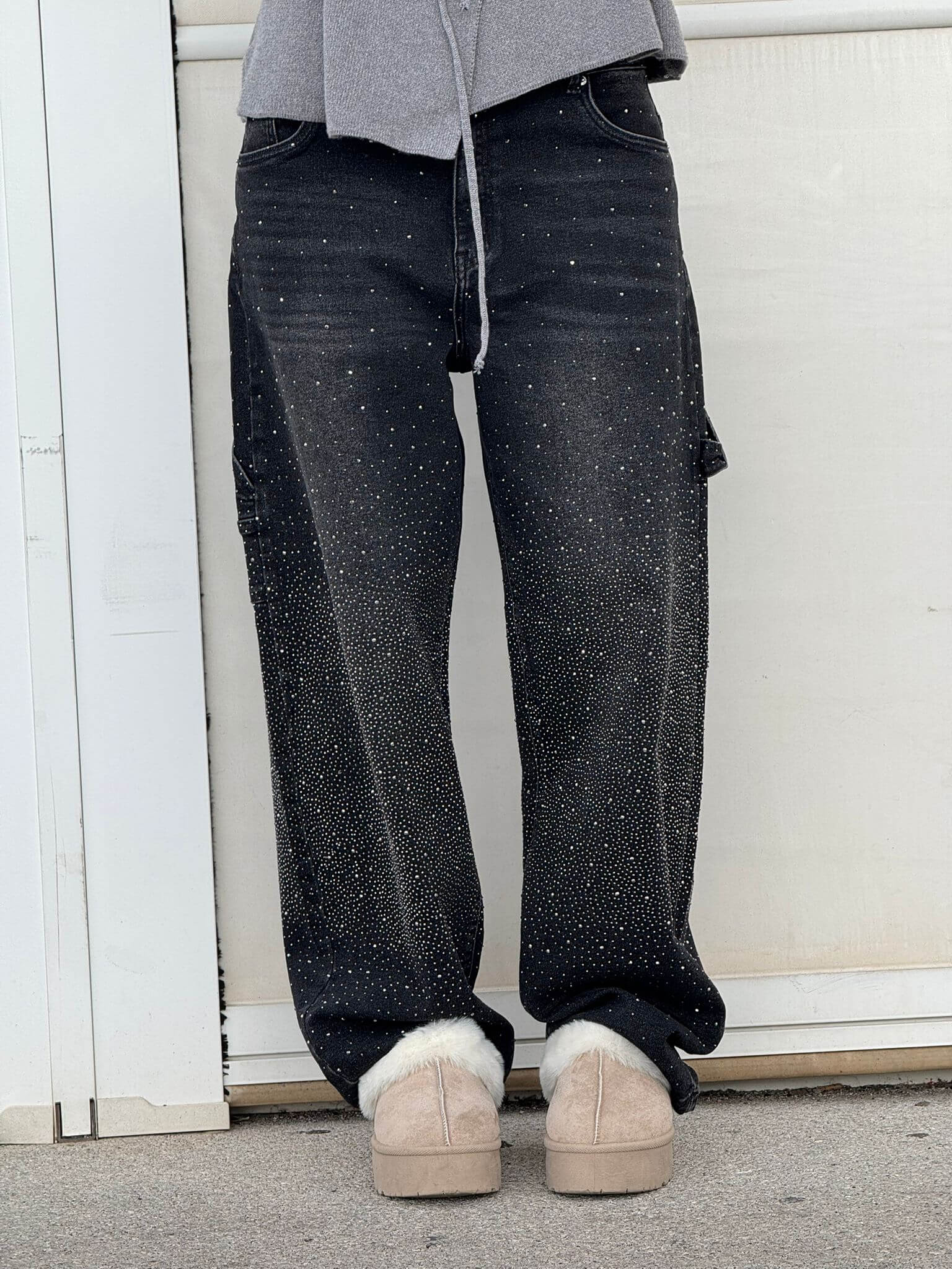 Victoria | High-Waist Glitter Jeans