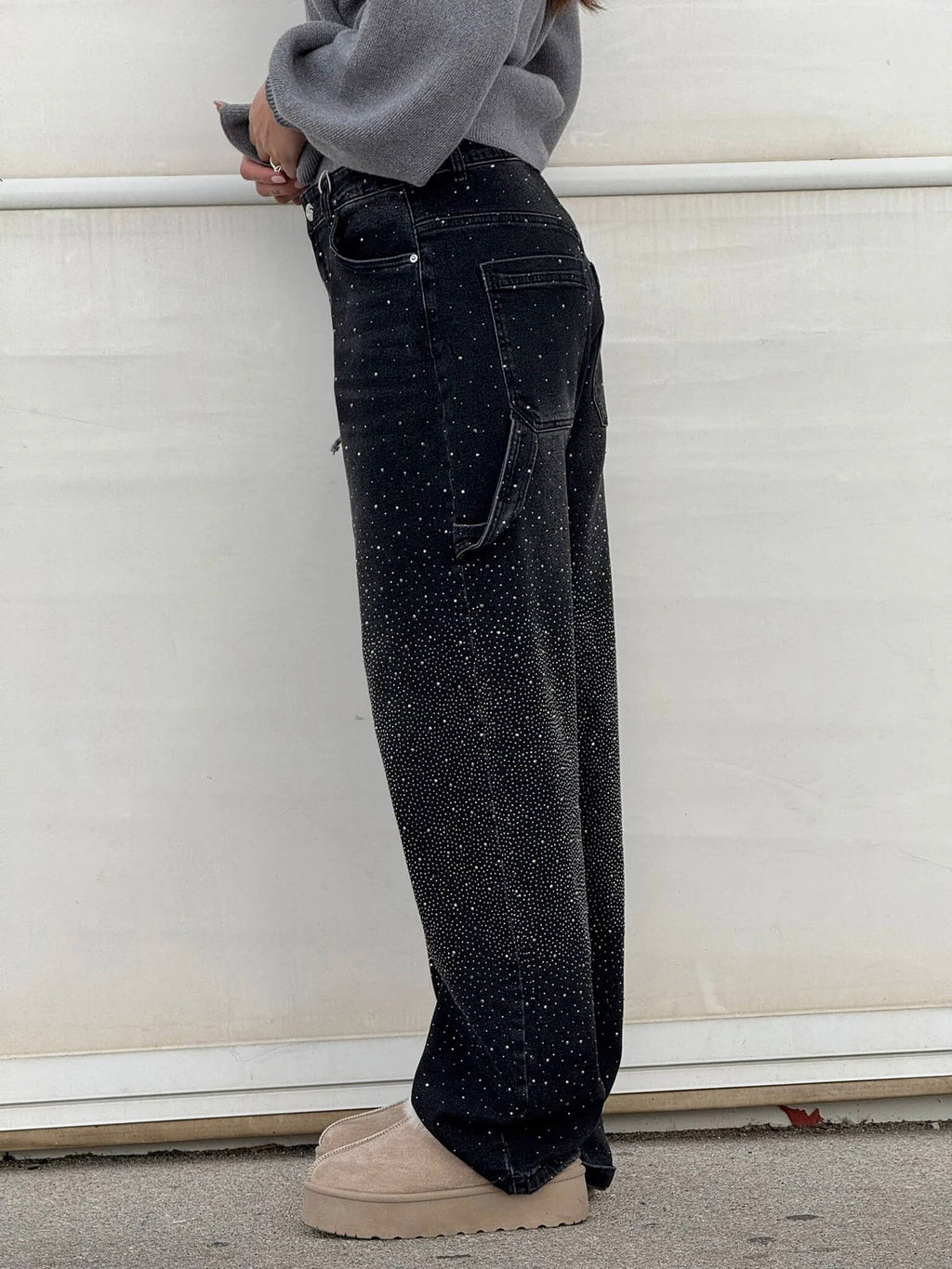 Victoria | High-Waist Glitter Jeans
