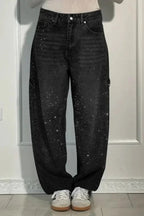 Victoria | High-Waist Glitter Jeans