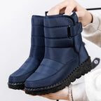 Women's cozy padded snow boots