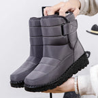 Women's cozy padded snow boots