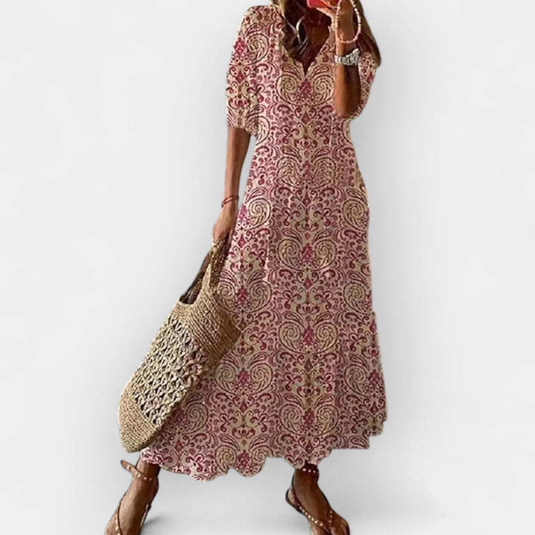 Μάξι Boho Φόρεμα